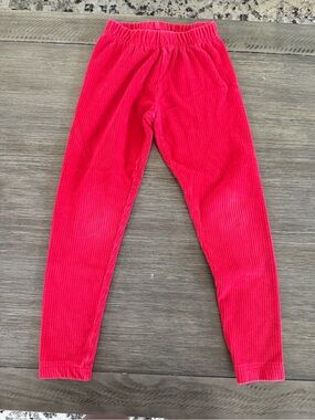 Hanna Andersson Red Corduroy Leggings